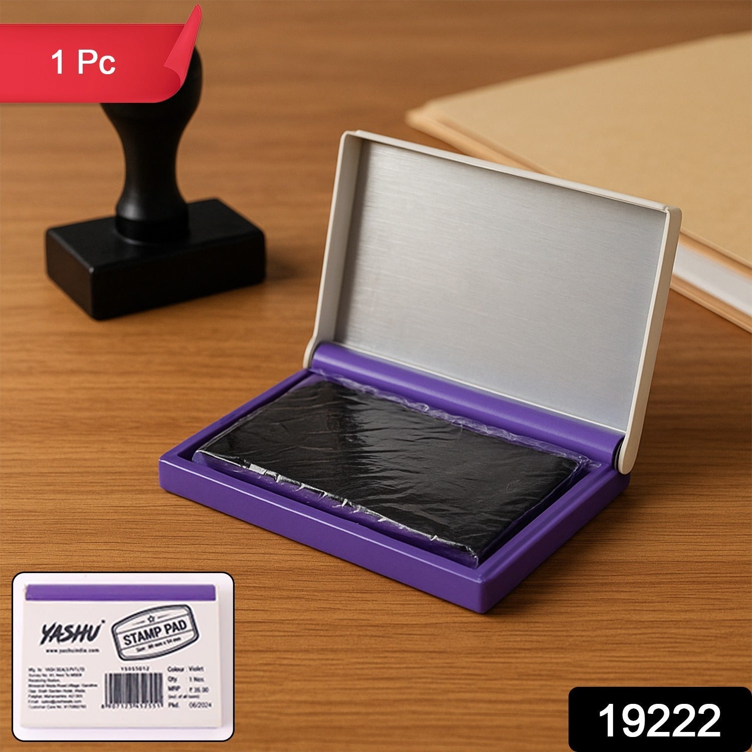 Yasu Violet Stamp Pad for Office & School Yasu Violet Stamp Pad for Office & School